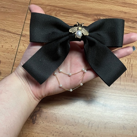 Big Bow Victorian French Barrette Hair Clip - Picture 5 of 5